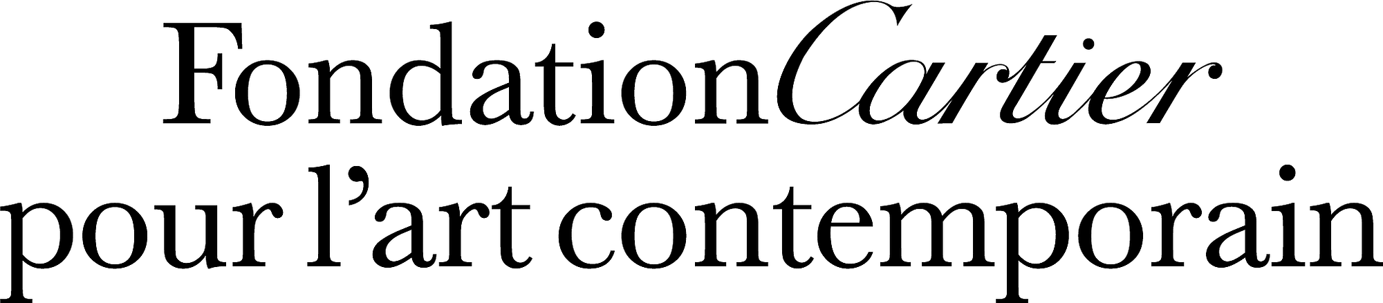 logo de la fondation Cartier