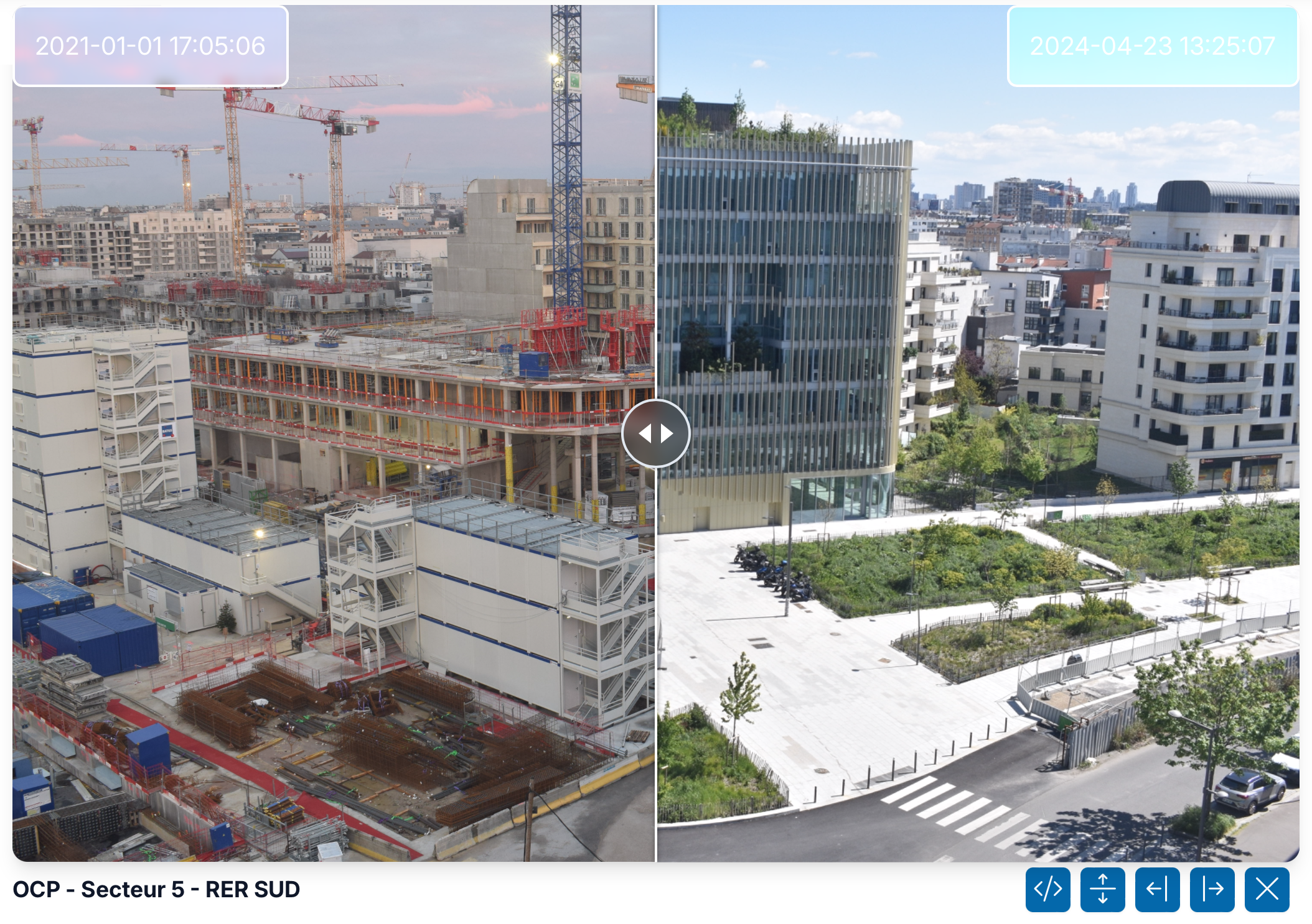 Image du Hangar Y en travaux